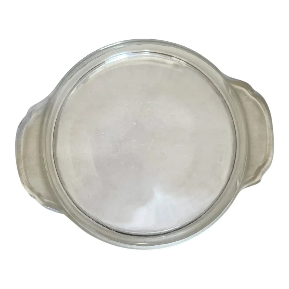 Vintage Pyrex Clear Glass 8 oz Individual Casserole Dish FireKing Ovenware with